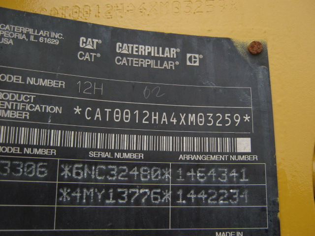 CAT 12H 4XM03259-5