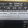 Cat Motor Grader 140H CCA01420
